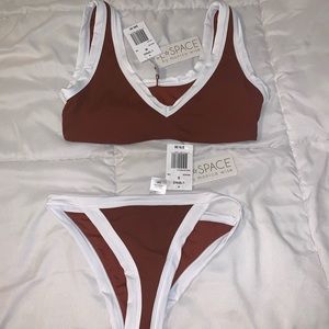 Lspace bathing suit top and bottoms